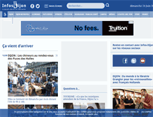 Tablet Screenshot of infos-dijon.com